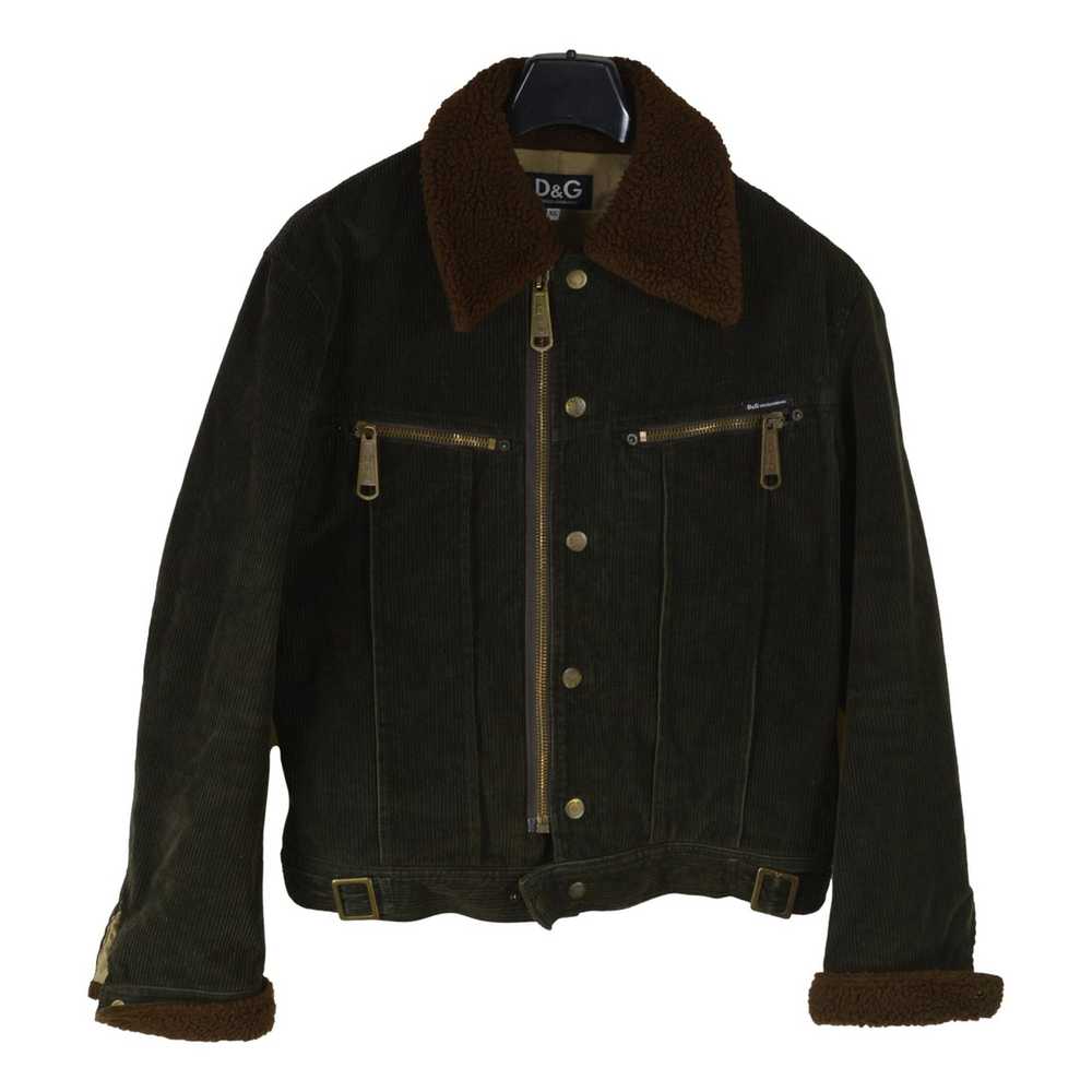 Dolce & Gabbana D&G Green Corduroy Women's Jacket… - image 1