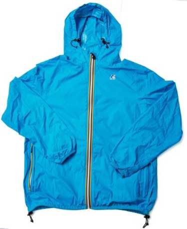 [RIBBONBIT] / ☆ Kaya Windbreaker / Skyblue K-way grey packable windbreaker - Gem