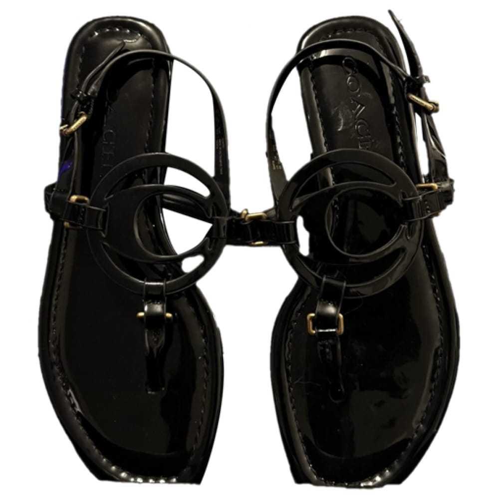 Coach Patent leather sandal - image 1