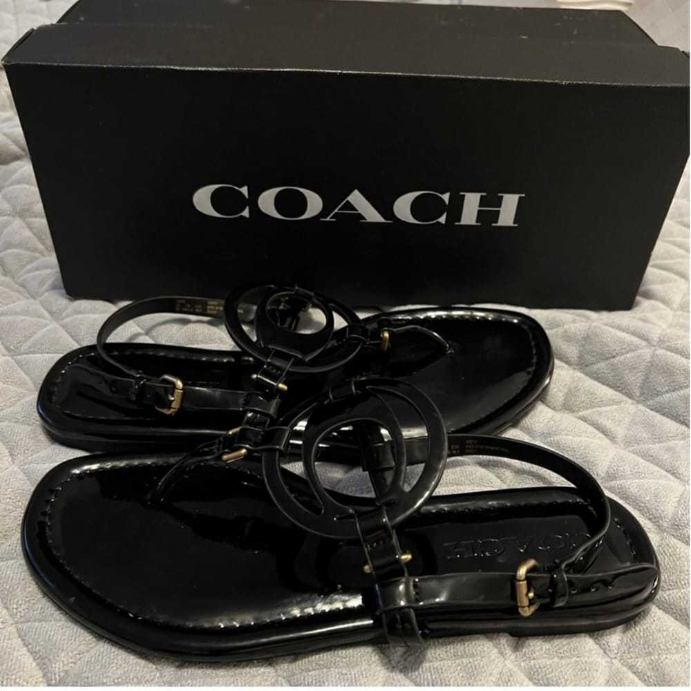Coach Patent leather sandal - image 4