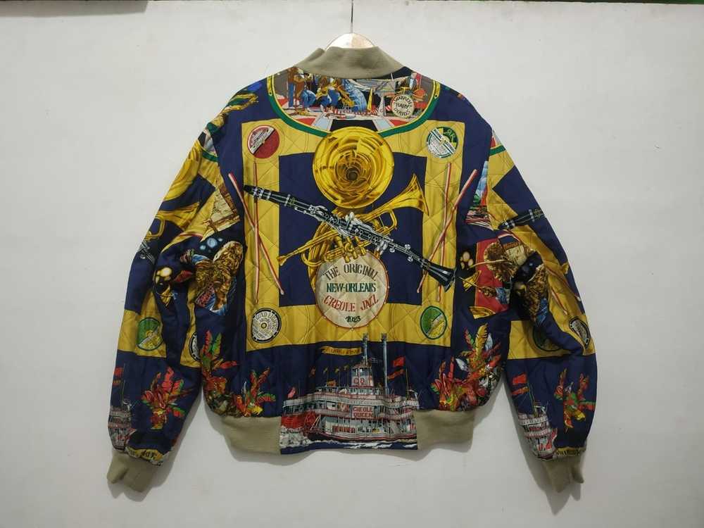 Hermes Vintage Hermes Reversible Silk Bomber Jack… - image 4