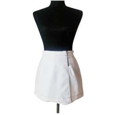 Vintage 90s White Mini Skort 5 XS/S - image 1