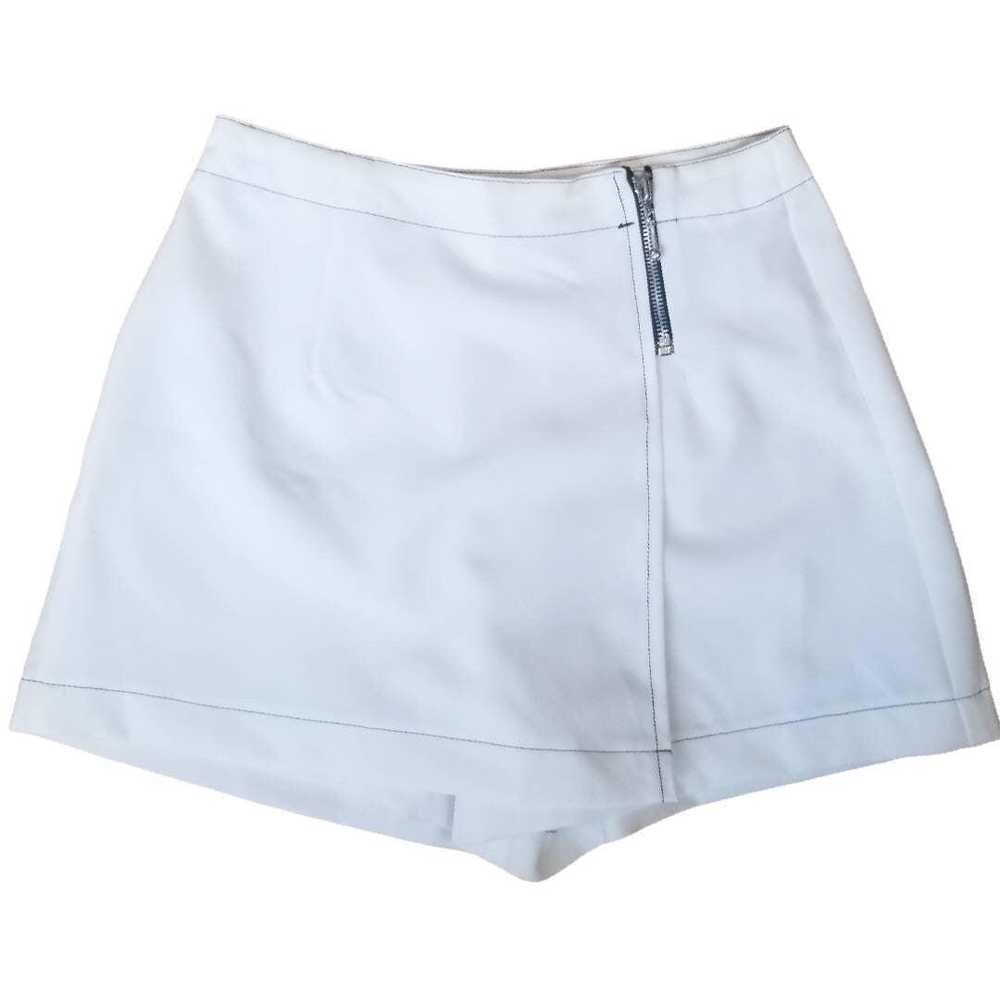 Vintage 90s White Mini Skort 5 XS/S - image 4