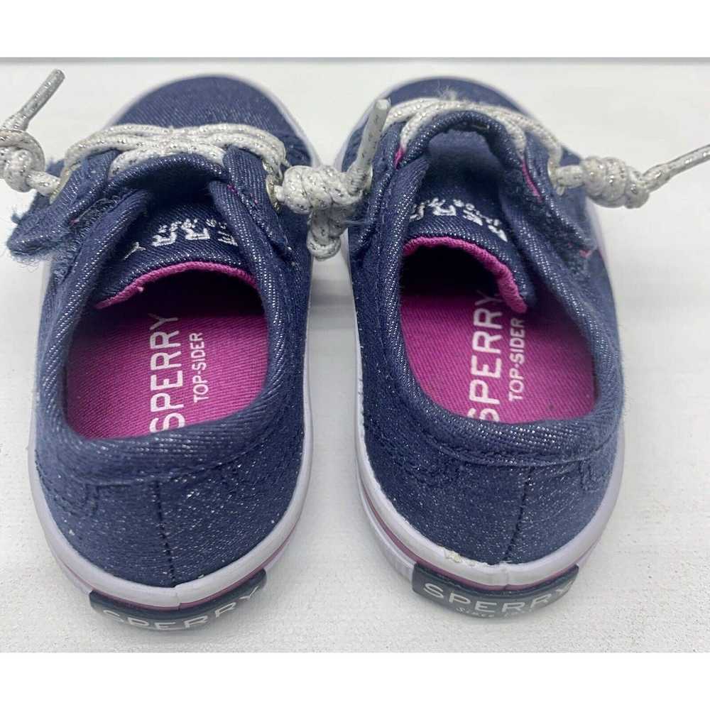 Sperry Sperry Pier Jr Little Kids 5M Blue Sparkle - image 5