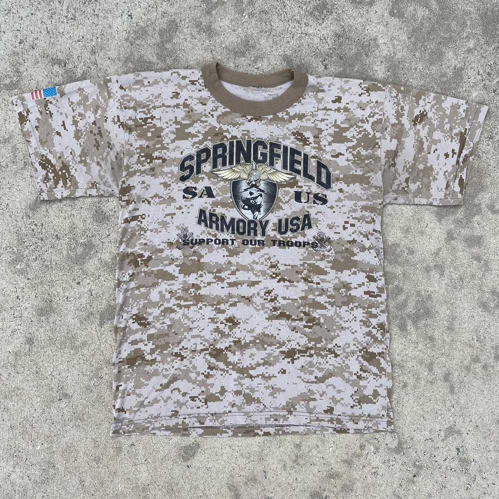 Vintage VINTAGE SPRINGFIELD ARMORY CAMOUFLAGE ALL… - image 1