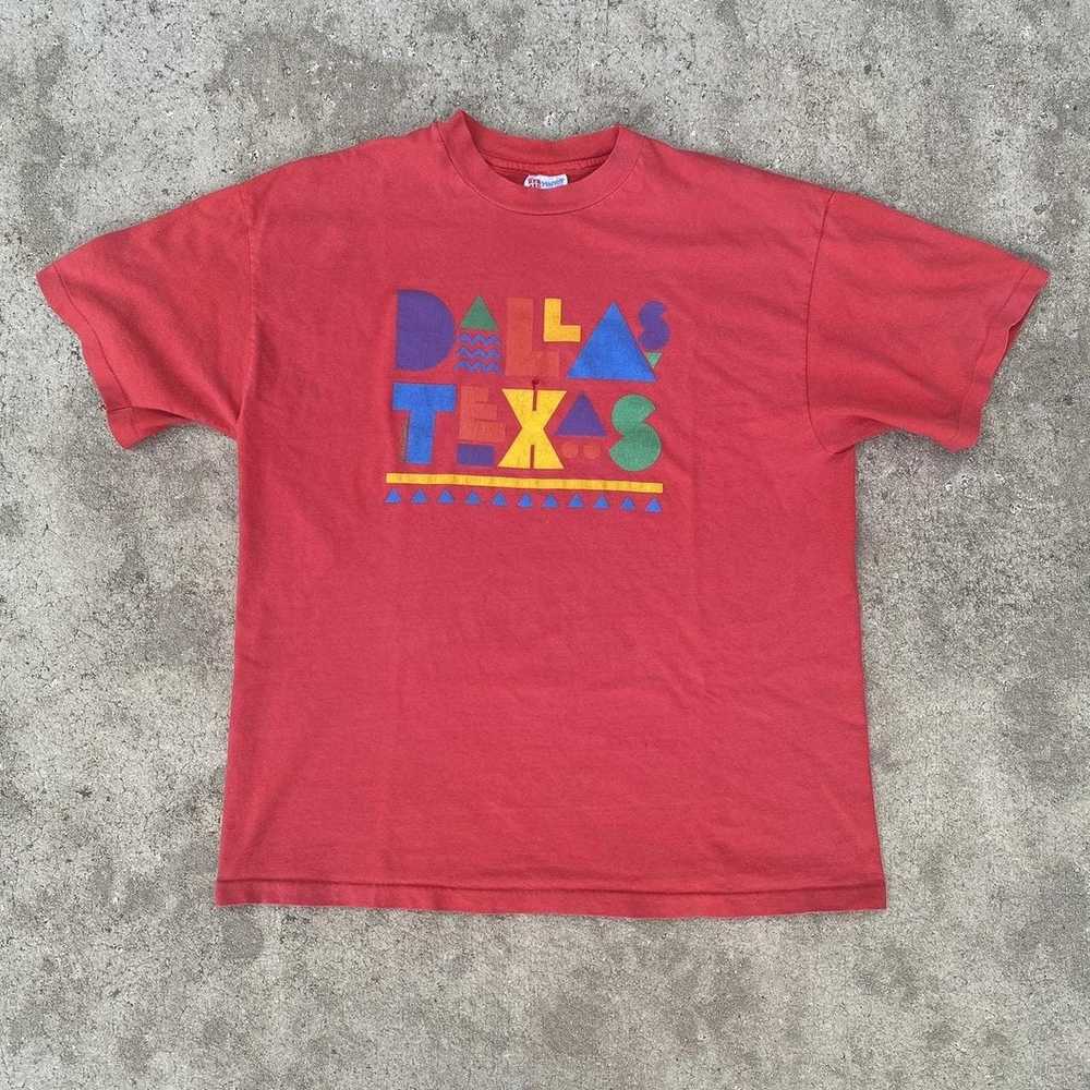 Vintage VINTAGE 1990s DALLAS TEXAS T SHIRT - image 1