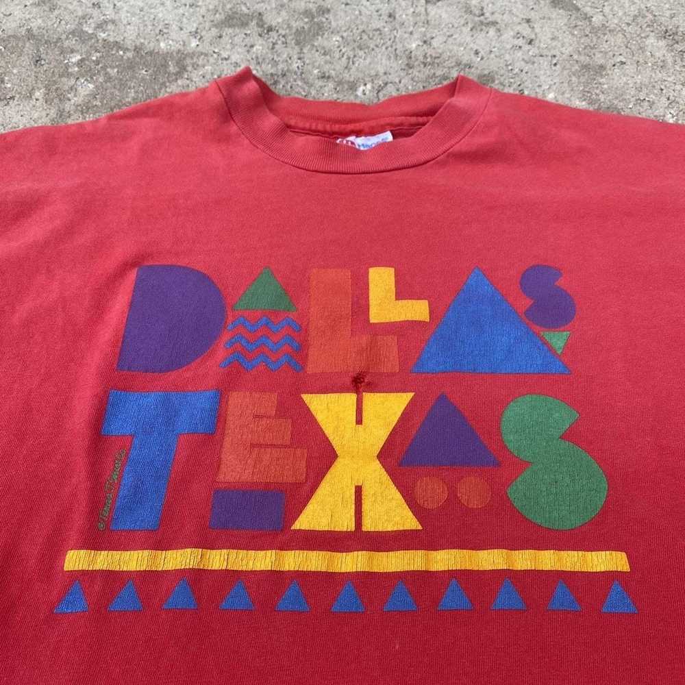 Vintage VINTAGE 1990s DALLAS TEXAS T SHIRT - image 3