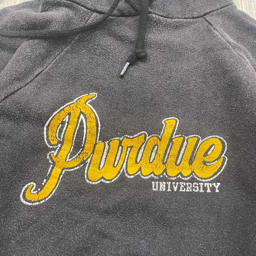 Vintage VINTAGE 1980s Purdue University Hooded Sw… - image 3
