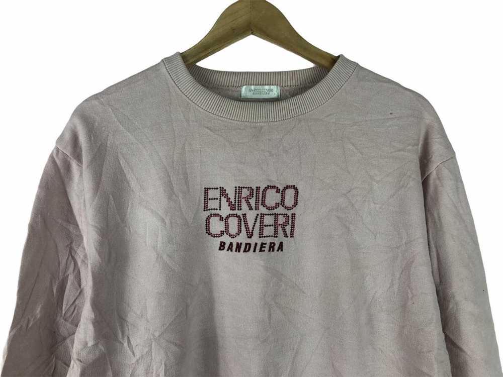Vintage ENRICO COVERI LONG SLEEVE PINK SWEATSHIRT - image 3