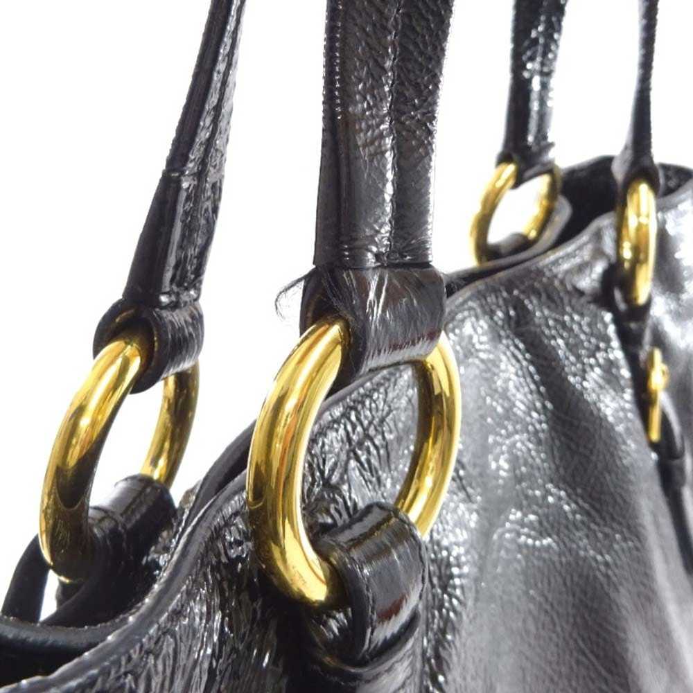 Prada Prada Zipper Design Tote Bag Black - image 12