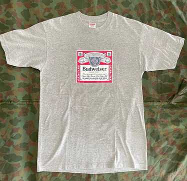 Supreme × Budweiser oxford shirt 美中古 Supreme × Budweiser oxford shirt 美品 M｜Yahoo!フリマ（旧