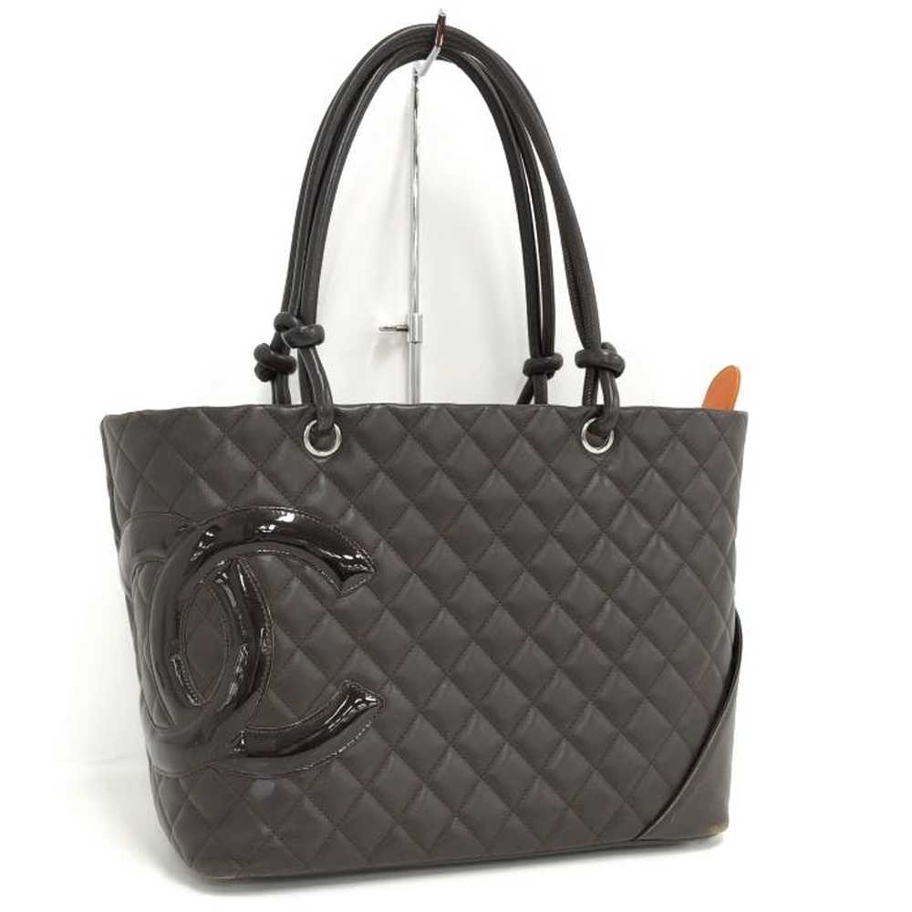 Chanel Chanel Cambon Line Large Tote Bag Leather … - image 1