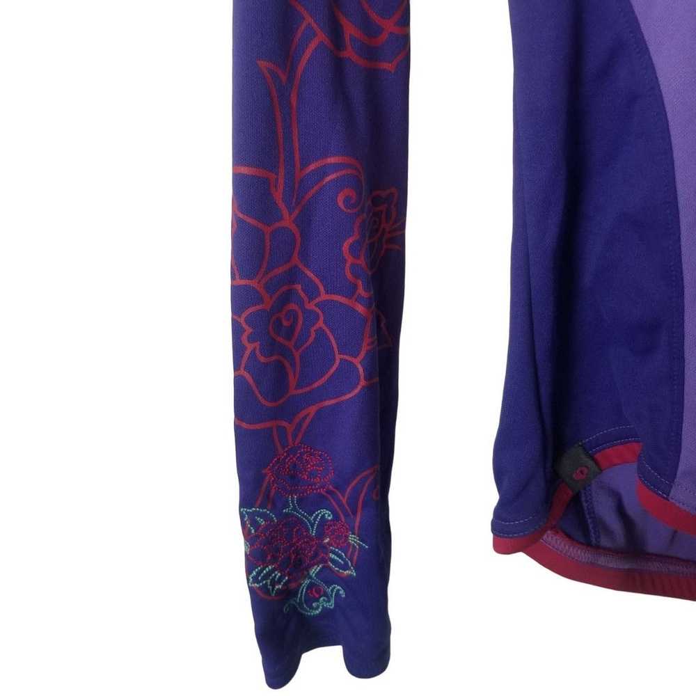 Pearl Izumi Pearl Izumi Womens M Purple Half Zip … - image 4