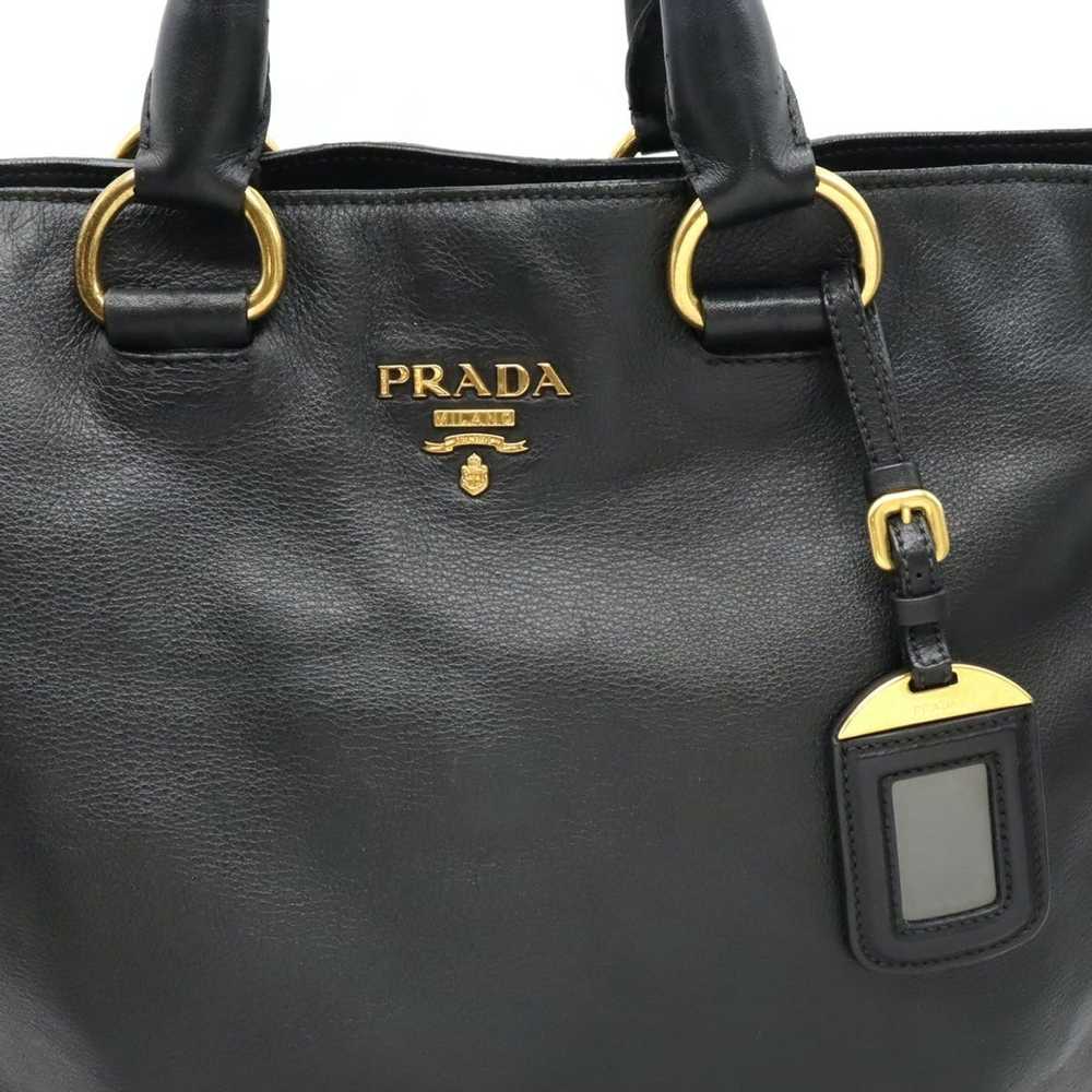 Prada Prada Soft Calf Tote Bag Handbag 2way Shoul… - image 9