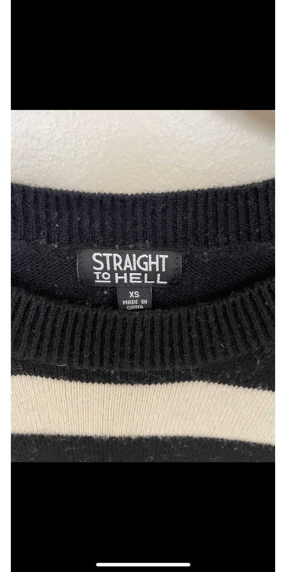 Straight To Hell Vagabond striped knit sweater - image 2