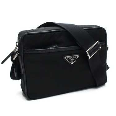 Prada Prada Shoulder Bag Diagonal Enamel Triangle… - image 1