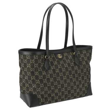 Gucci Handbag Shoulder Bag Ophidia Gg Small Calf Black 2Way 547551