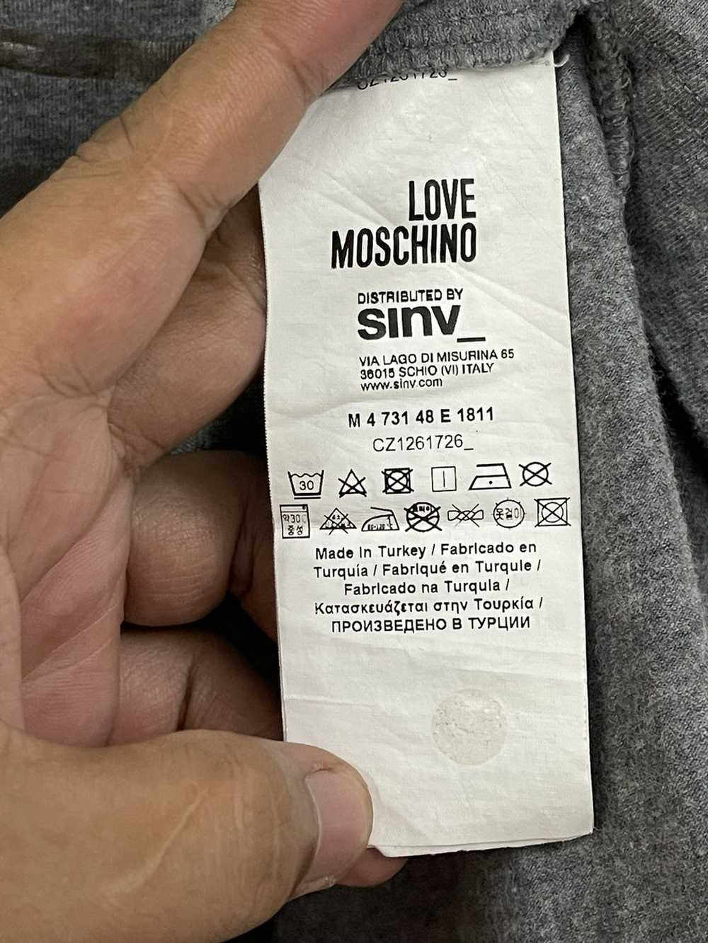 Italian Designers × Moschino Love Moschino T-Shirt - image 4