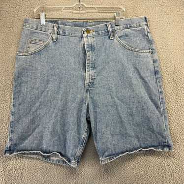 Wrangler Jean Shorts Mens size 46 Denim Dad Jorts Bermuda Style 100% Cotton