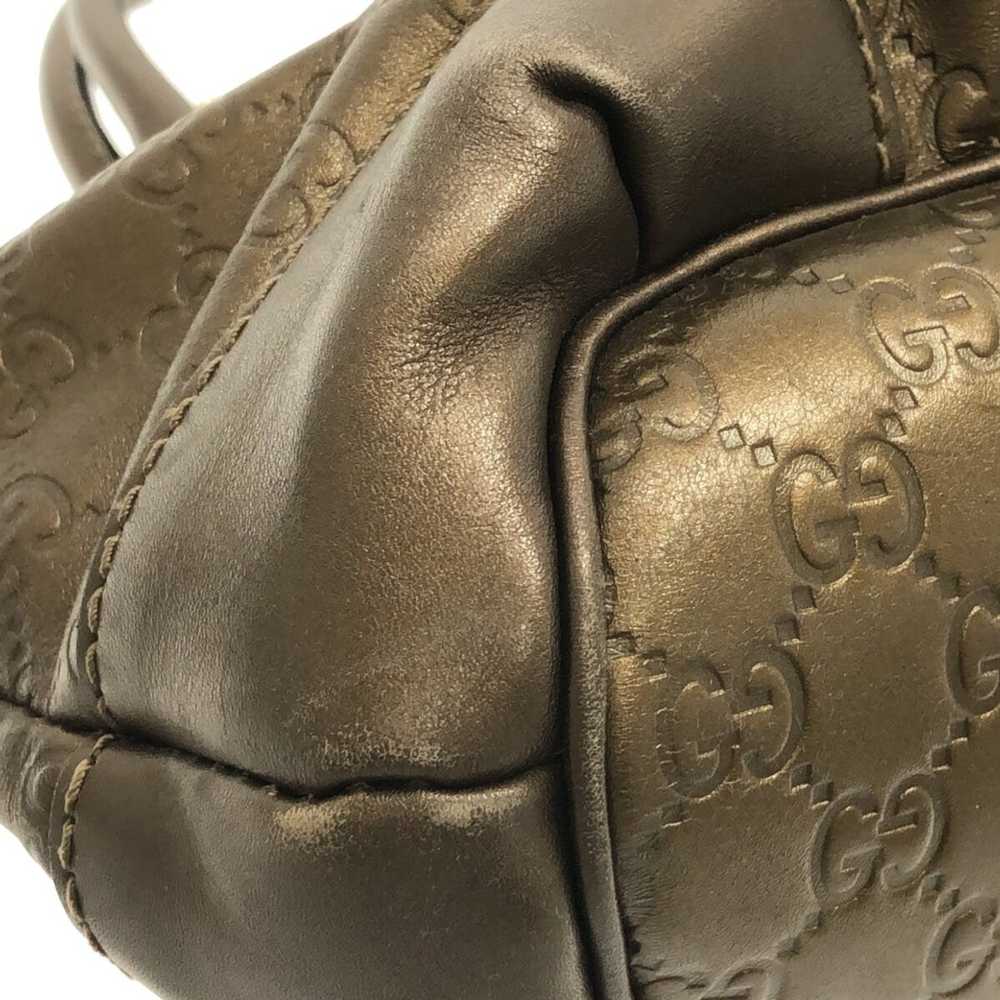 Gucci Gucci Sukiy Sima line Handbag Black Leather - image 5