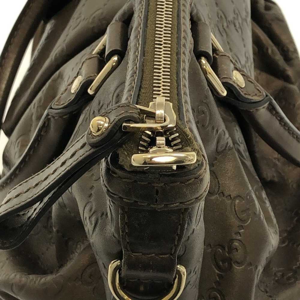 Gucci Gucci Sukiy Sima line Handbag Black Leather - image 9