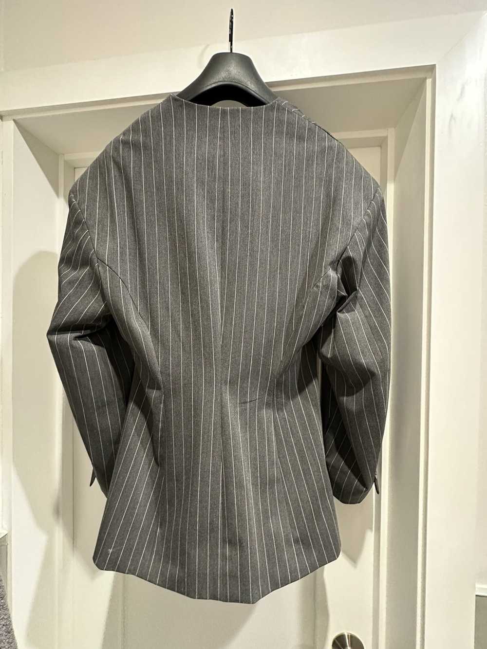 Ganni Ganni Pinstripe Blazer in Grey - image 2