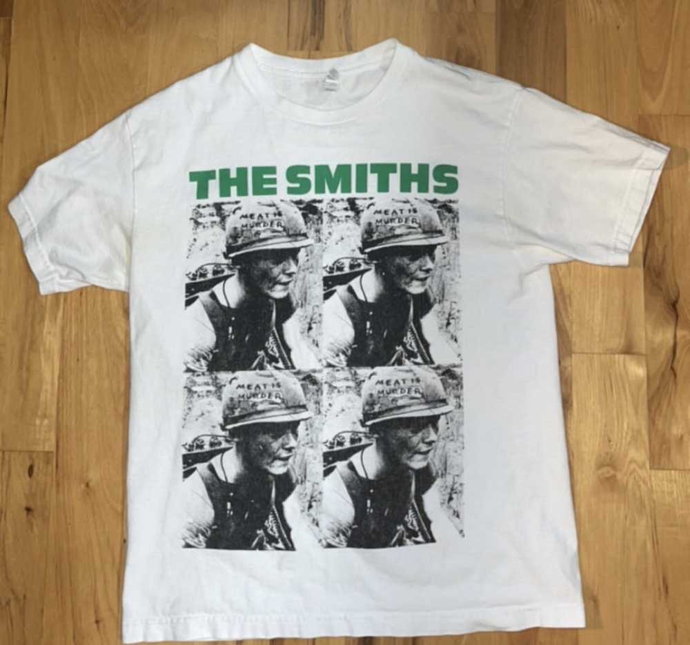 Band Tees × Rock T Shirt the smiths meat is murde… - image 1