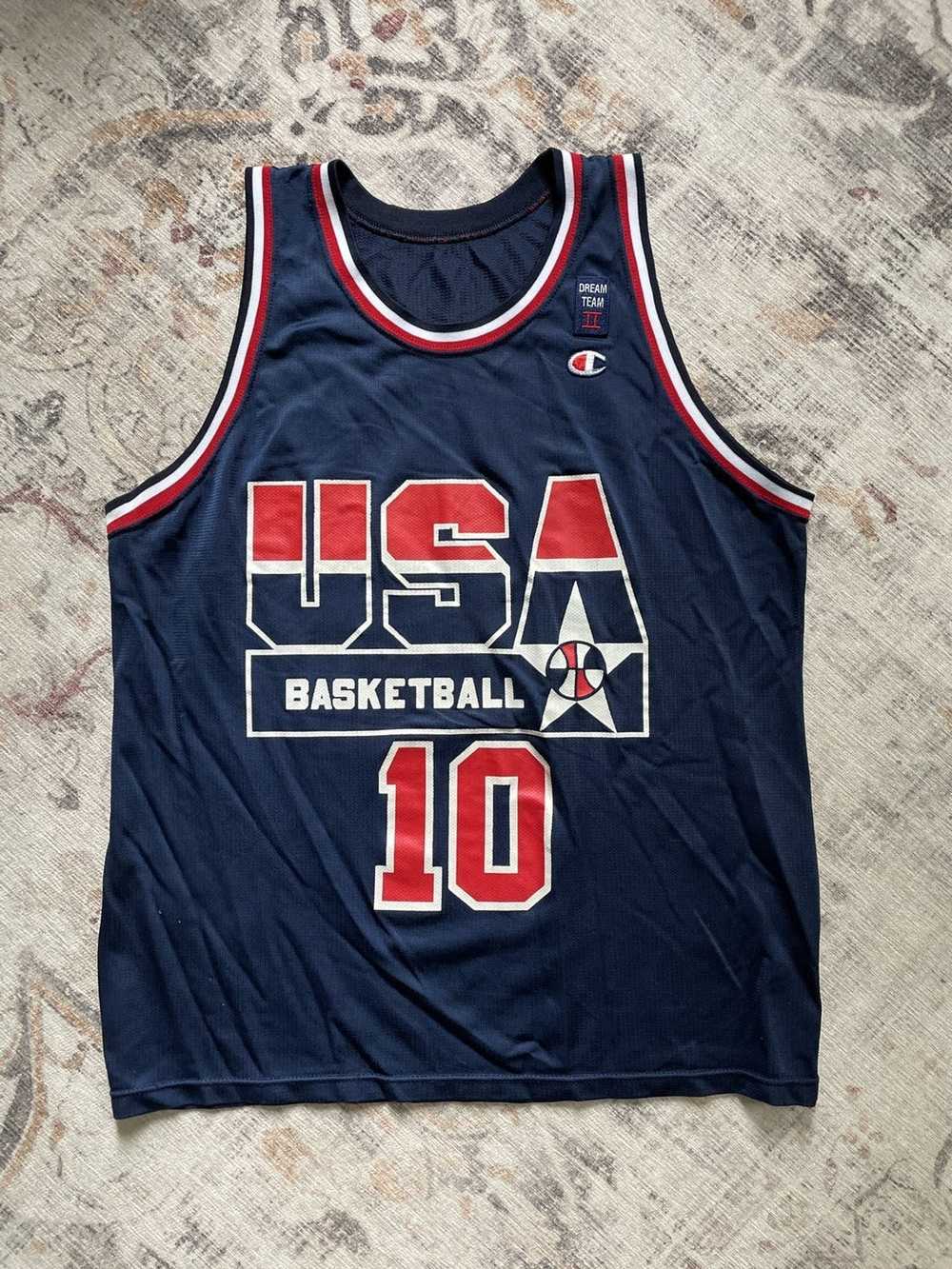 Jersey × Usa Olympics × Vintage Vintage USA Baske… - image 1