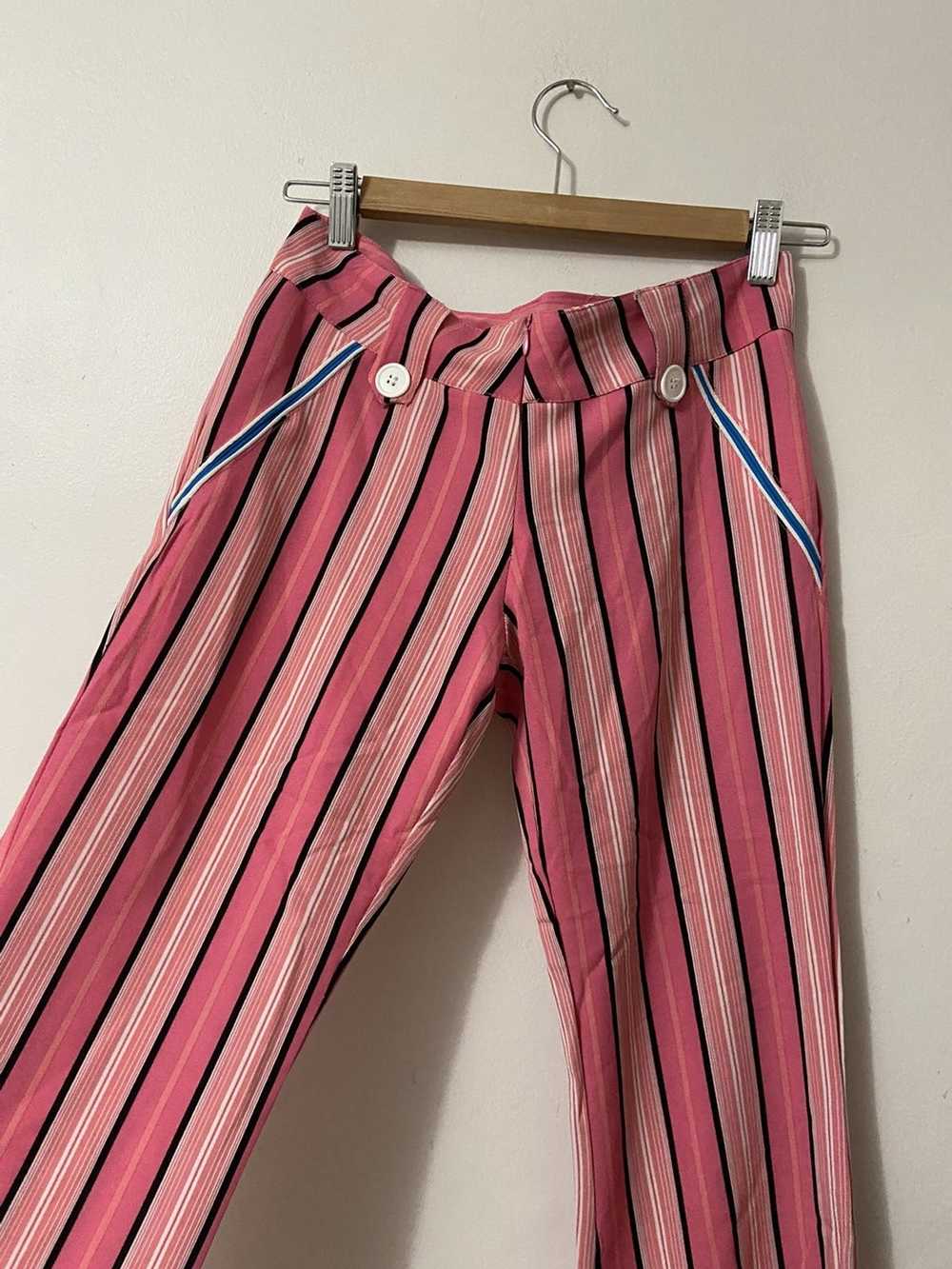 Vintage Barbie vibe flare pink pants - image 2