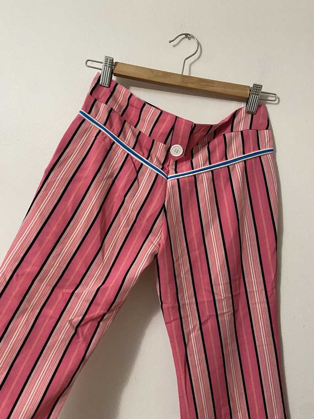 Vintage Barbie vibe flare pink pants - image 5