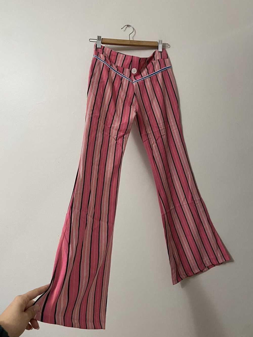 Vintage Barbie vibe flare pink pants - image 6