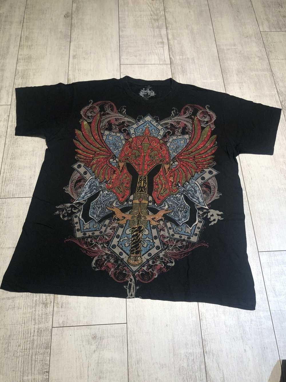 Ed Hardy × Japanese Brand × Rock T Shirt Rare t-s… - image 1