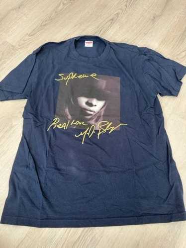 Supreme Supreme Mary J Blige T-Shirt Navy FW19