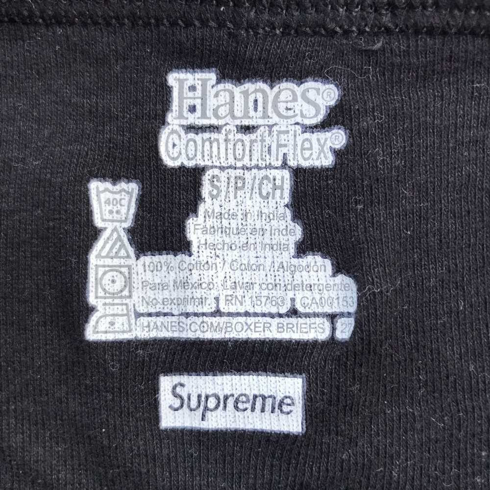 Hanes × Streetwear × Supreme Supreme Hanes Black … - image 5