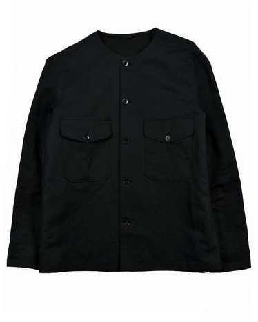 Lemaire Collarless Shirt Jacket