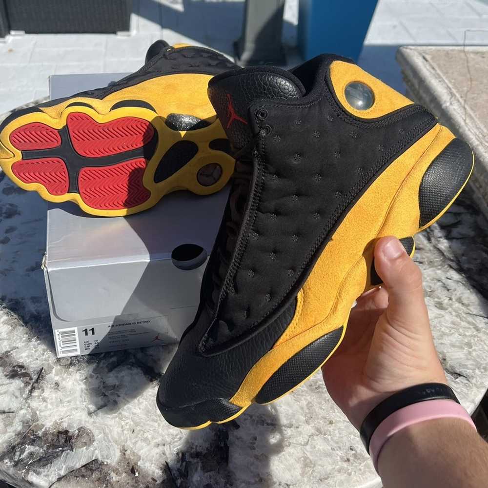 Jumpman 13 Violet Purple Yellow Men Basketball Sports Shoes Good Quality 13s  Mandarin Duck Trainer With Box From Findjordan, $103.63
