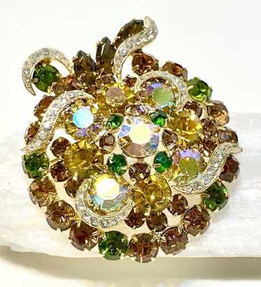 Vintage D&E Attributed Unsigned Abstract Autumnal… - image 1