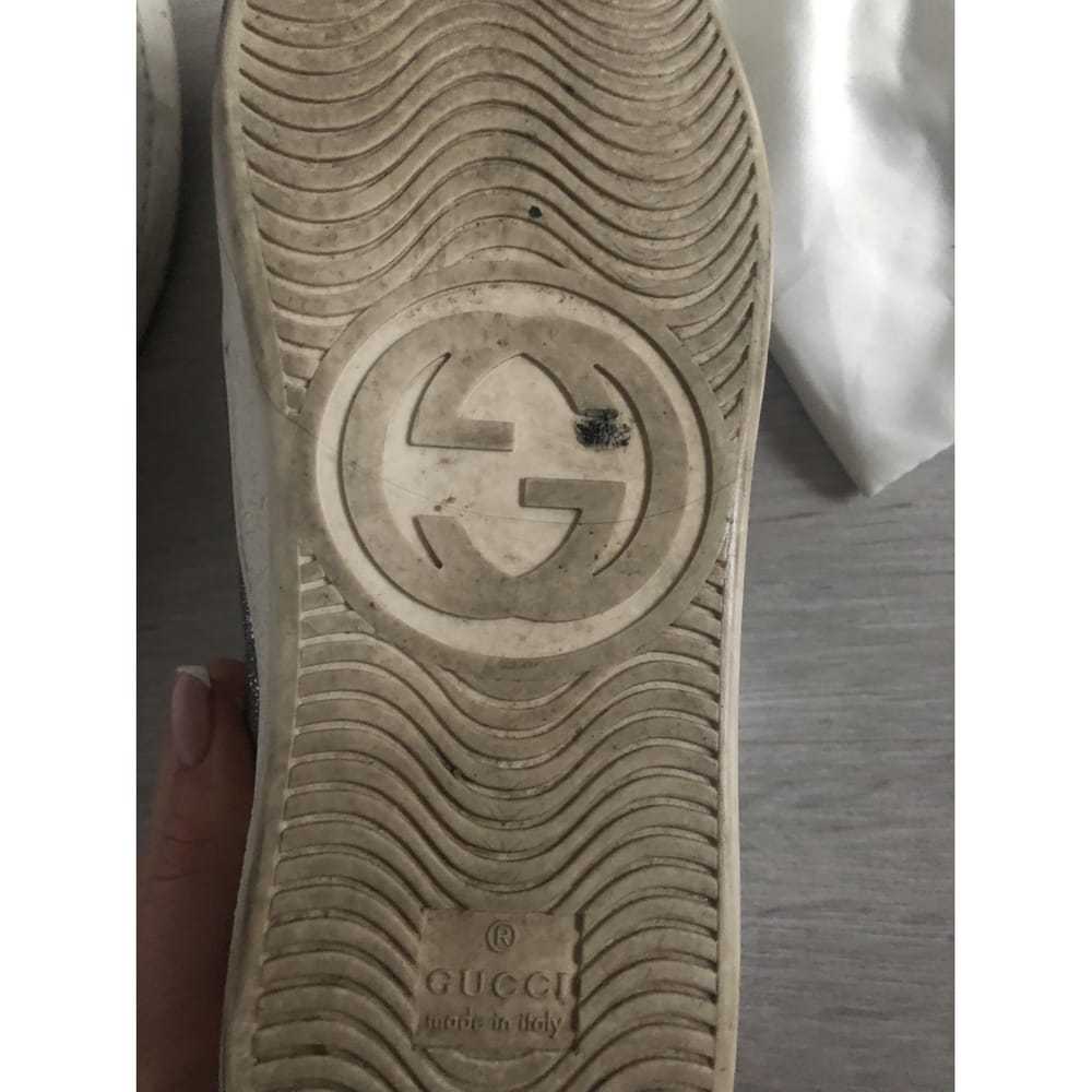 Gucci Ace glitter trainers - image 3