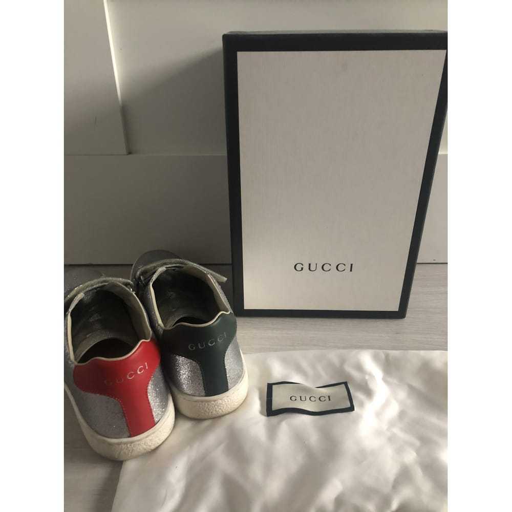 Gucci Ace glitter trainers - image 4
