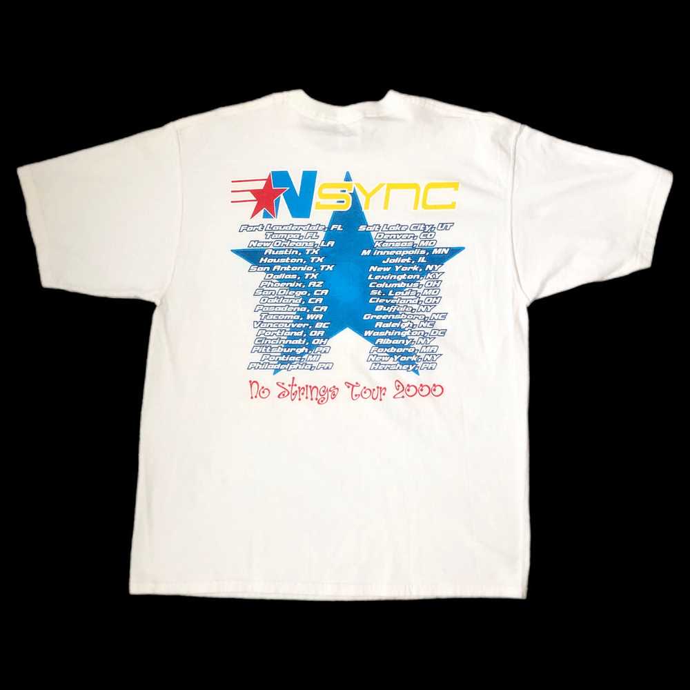 Vintage 2000 *NSYNC No Strings Attached Tour T-Sh… - image 2