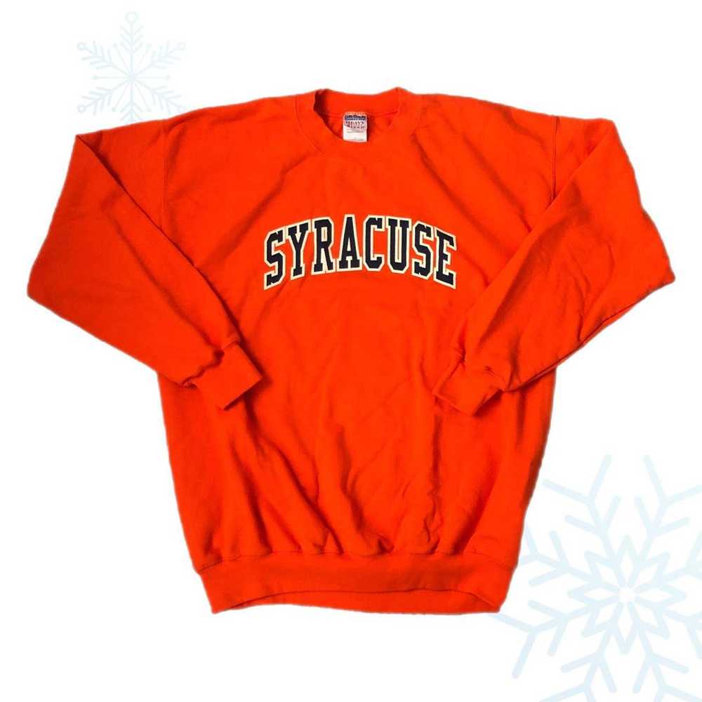 Vintage NCAA Syracuse Orangemen College y2k Crewn… - image 1