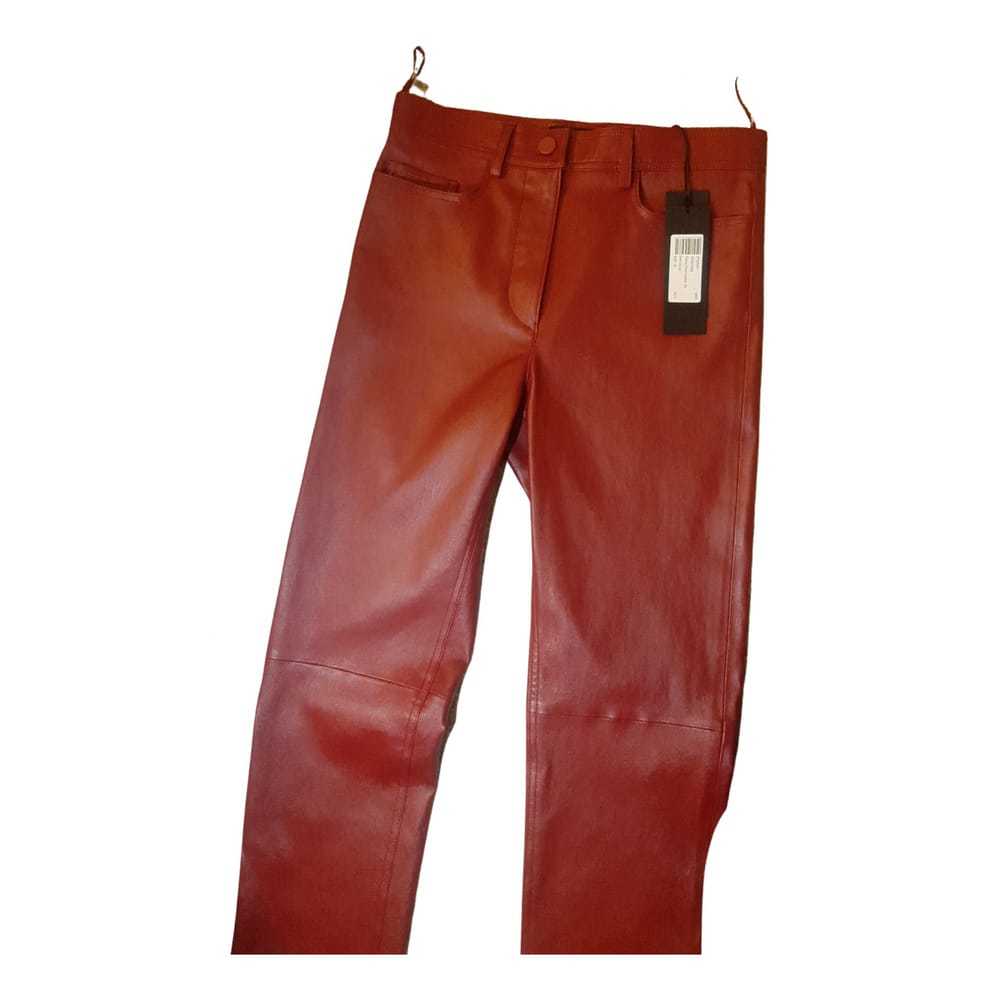 Joseph Leather straight pants - image 1