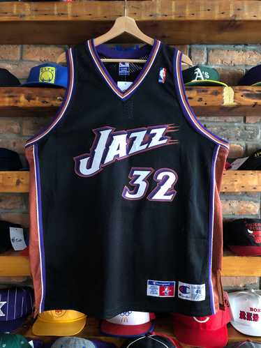 Utah Jazz Karl Malone 90's Champion Home Jersey  Doctor Funk's Gallery:  Classic Street & Sportswear