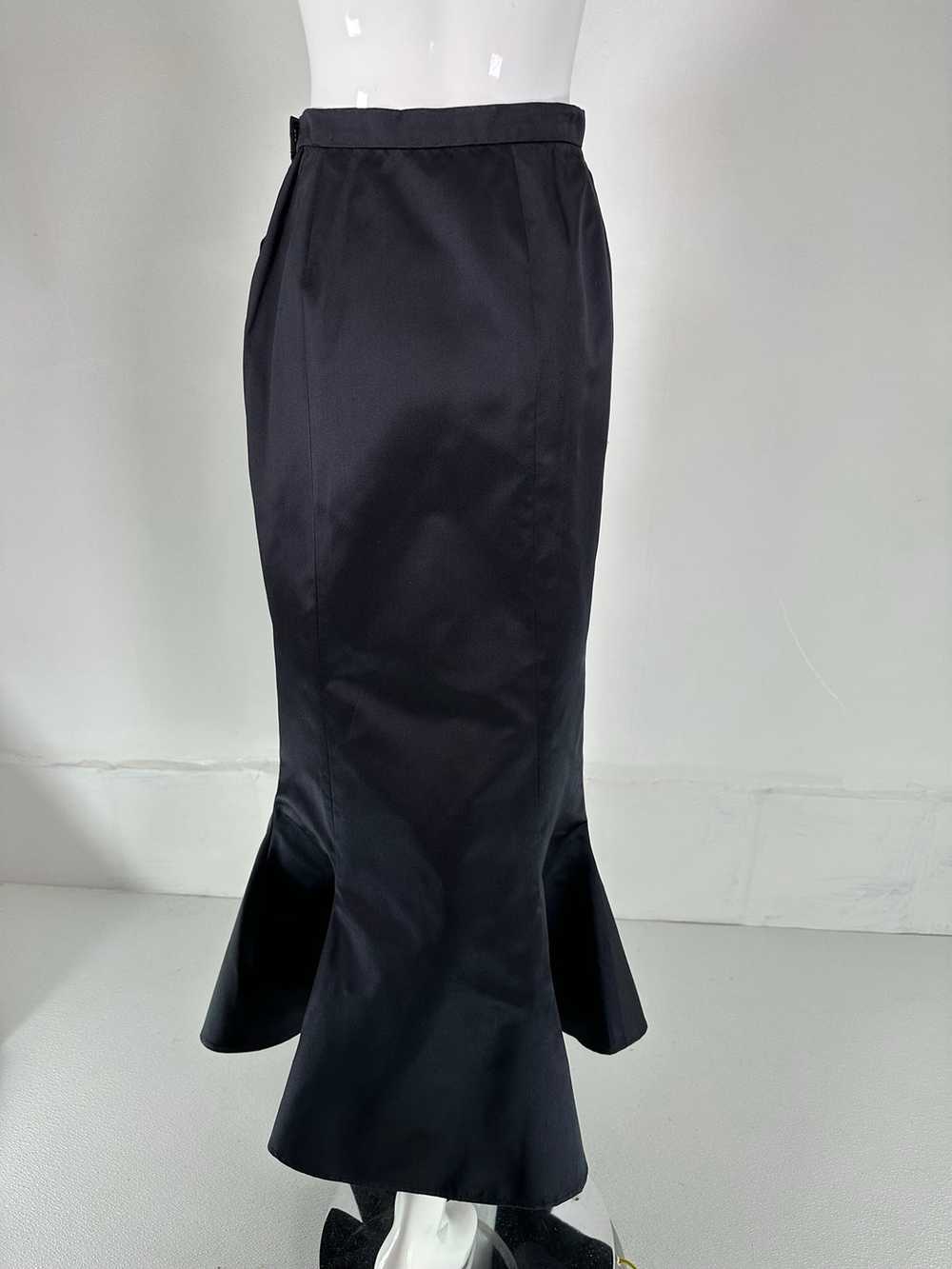 Adolfo Black Silk Sequins & Lace Jacket with Matc… - image 12