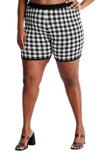Future Collective Black and White Gingham Shorts, 