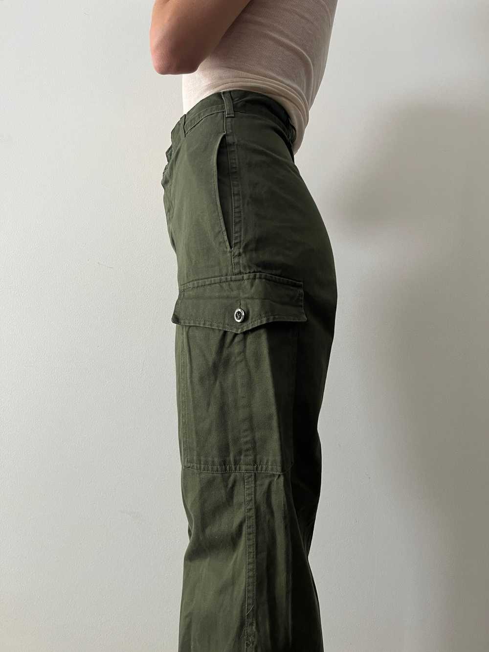 60s European Army Cotton Cargo Trousers - image 4