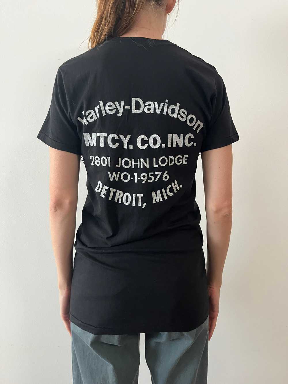 70s Harley Davidson Detroit Tee - image 2