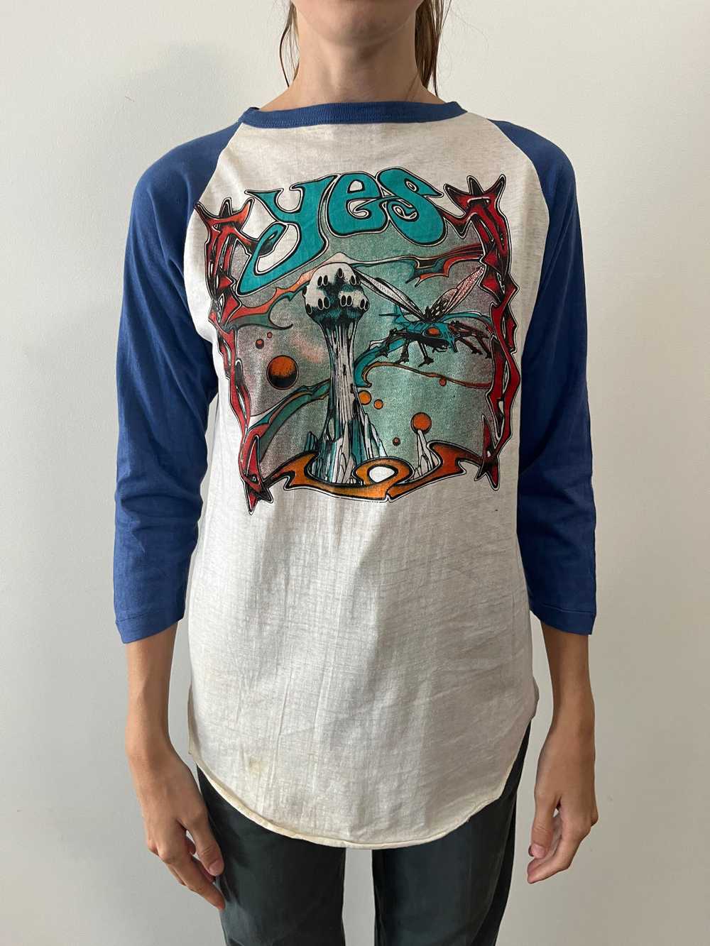 70s/80s Yes Raglan Tee - image 1