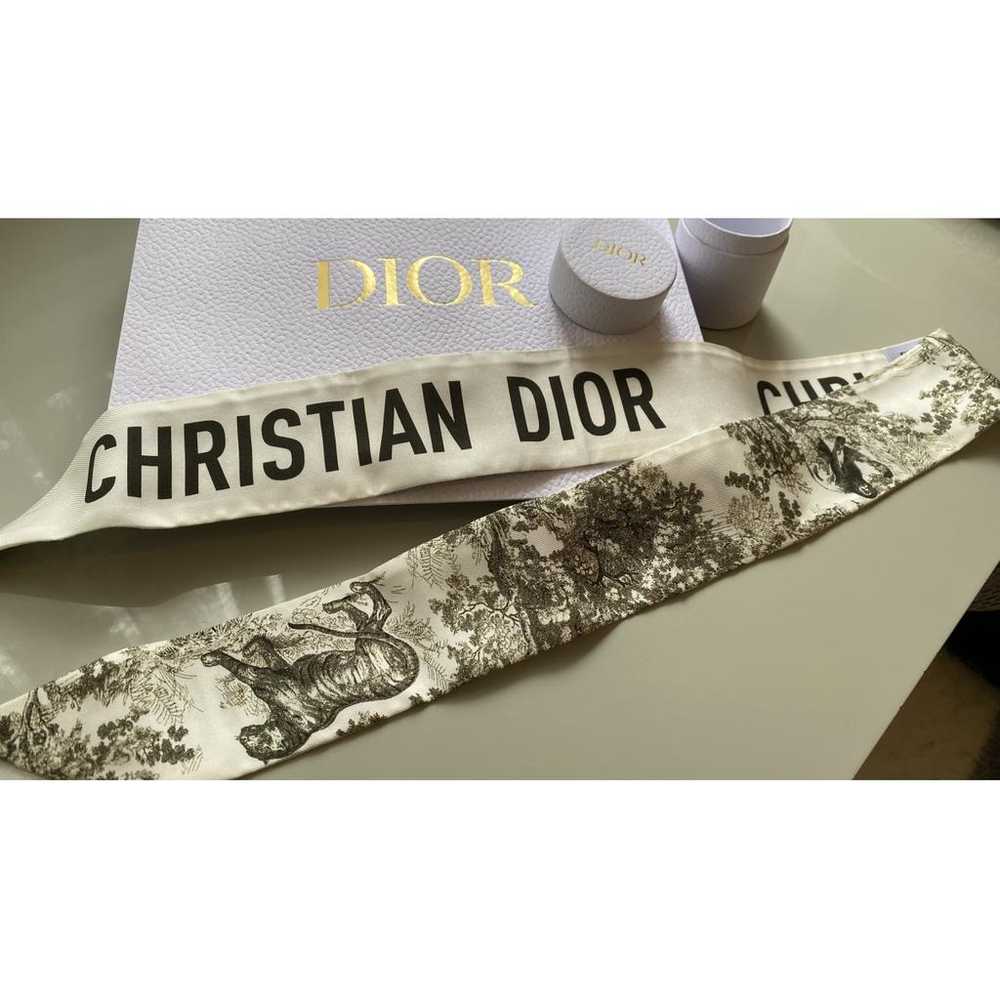 Dior Mitzah Toile de Jouy silk choker - image 2