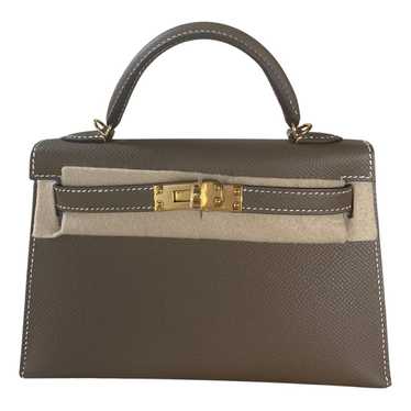 Hermès Kelly Mini leather handbag - image 1